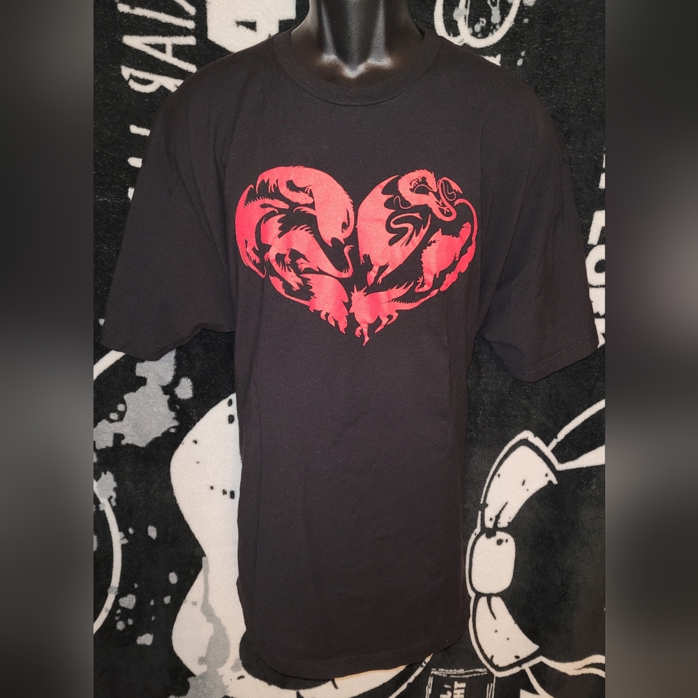Teevillain-Dragon Heart-Size 3XL